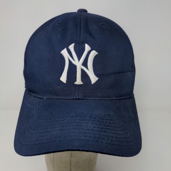 Signatures Men's Snapback New York Yankees Hat Cap Blue OSFA Embroidered Logo - Picture 3 of 12